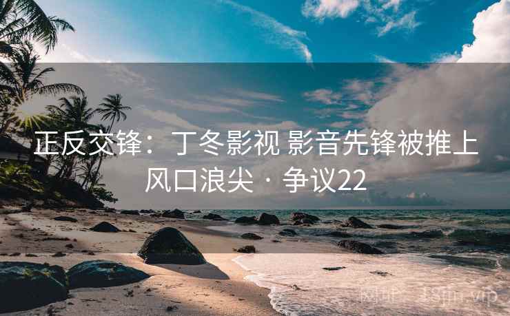 正反交锋：丁冬影视 影音先锋被推上风口浪尖 · 争议22
